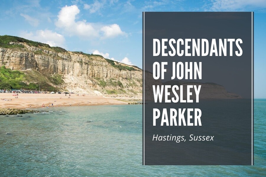 Descendants of John Wesley Parker and Hannah Ransom.